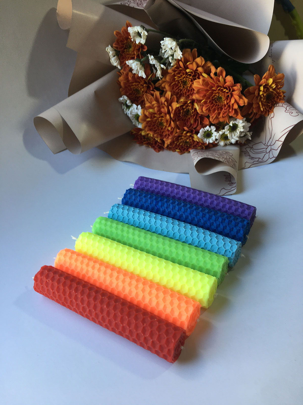 پک شمعهای مومی هفت چاکرا - تصویر 2