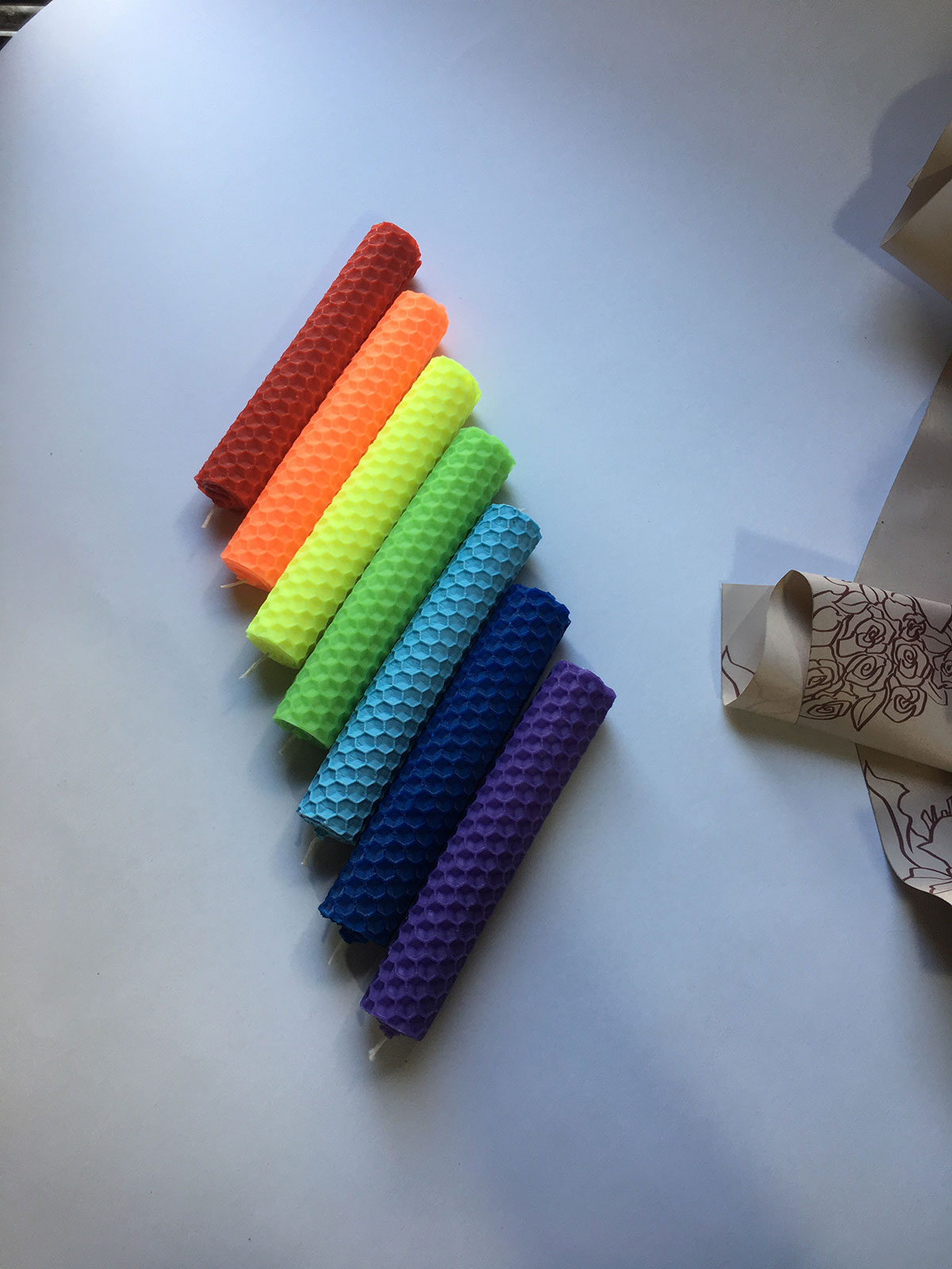 پک شمعهای مومی هفت چاکرا - تصویر 4