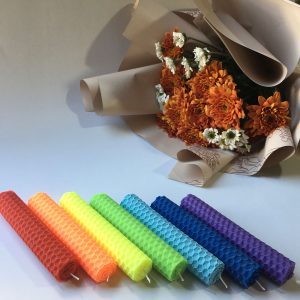 پک شمع‌های مومی هفت چاکرا