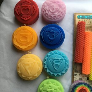 شمع سکه‌ای هفت چاکرا